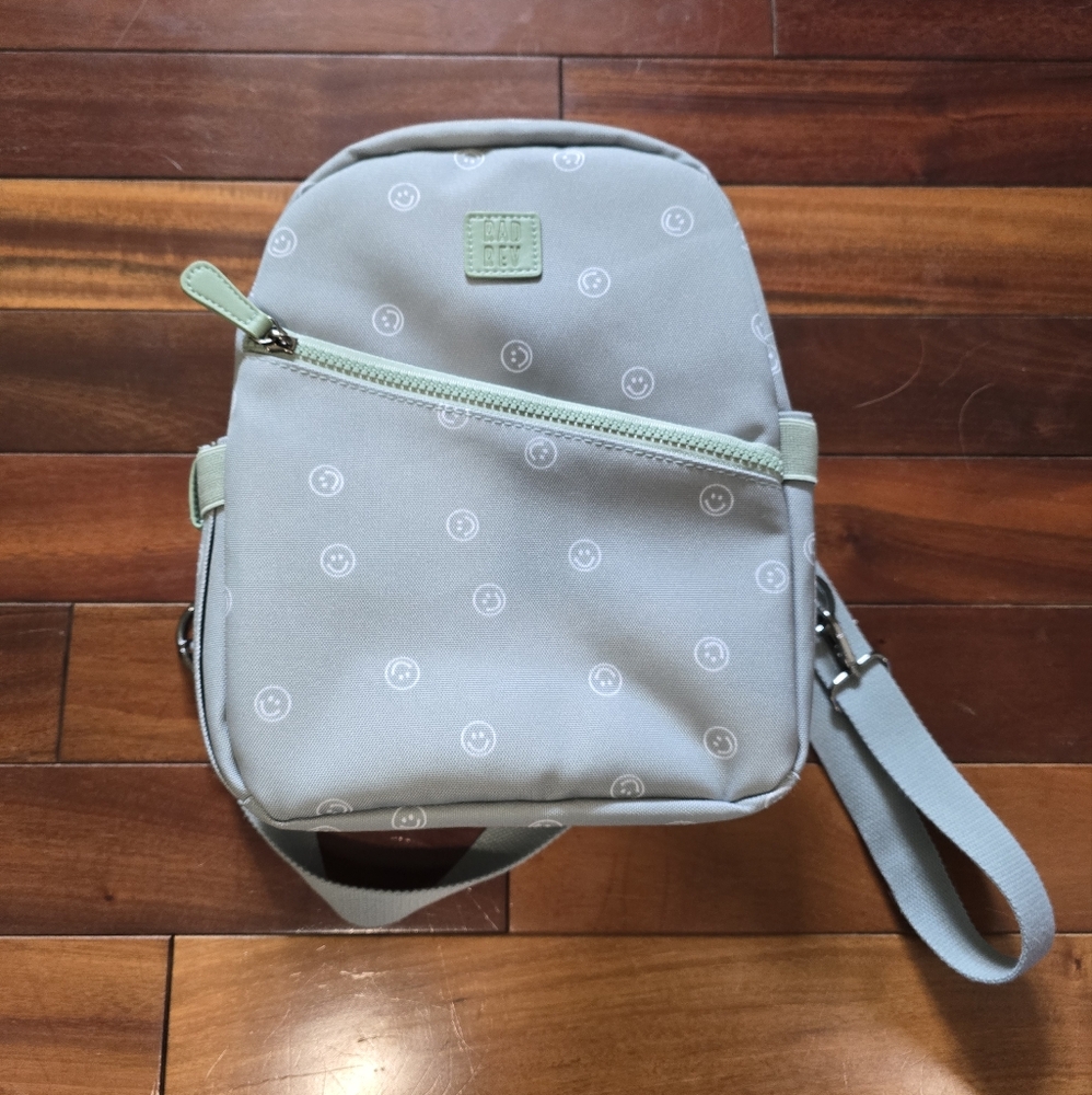 Rad Rev Mint Smiley Face Mini Backpack